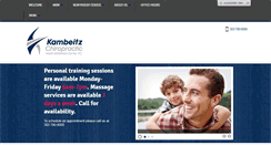 Desktop Screenshot of kambeitzchiropractic.com